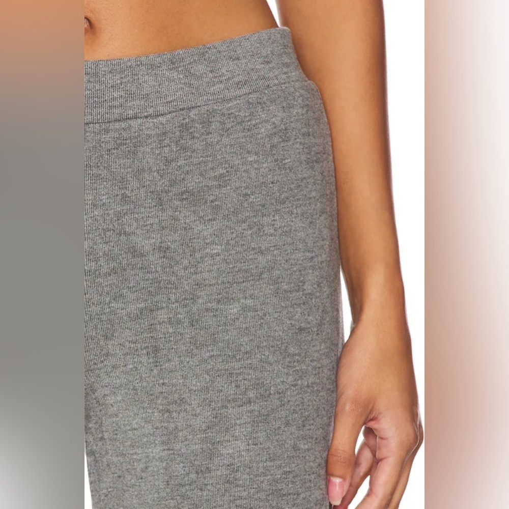 Revolve Bobi Wide Leg Pant in Charcoal - Picture 6 of 9